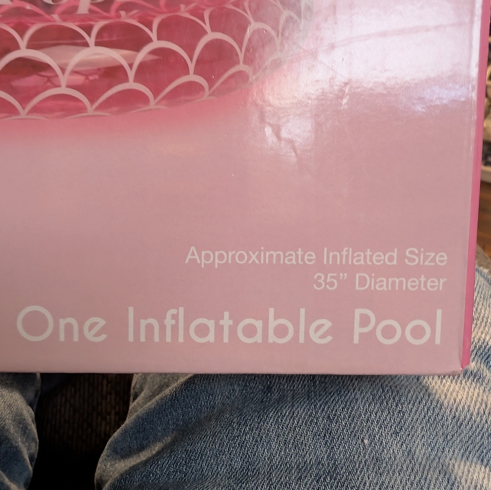 Pink Inflatable Kids Pool - Picture 2 of 6